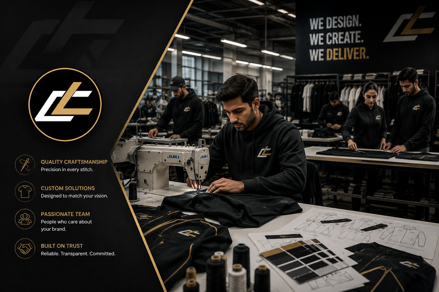 Custom Le manufacturing workshop
